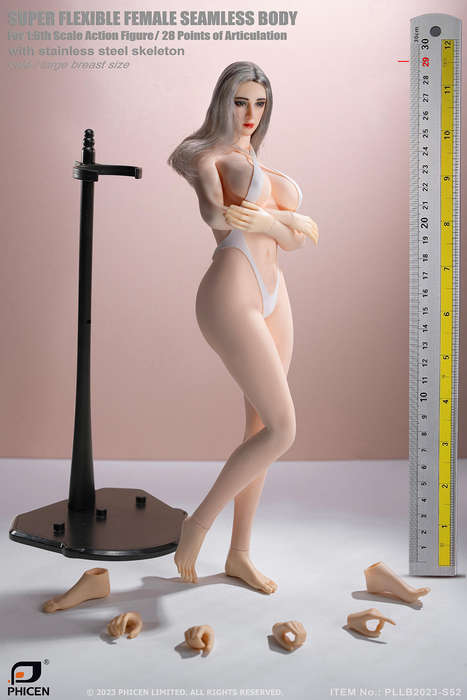 TBLeague 1/6th Scale 30cm Super Flexible Seamless Female Action Figure S52