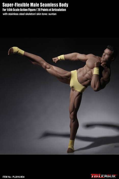 Big Muscles Guy(NO Head Sculpt) TBLeague 1/6th Scale Super Flexible male Action Figure-M34