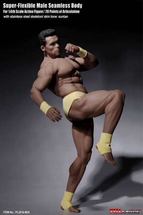 Big Muscles Guy(NO Head Sculpt) TBLeague 1/6th Scale Super Flexible male Action Figure-M34