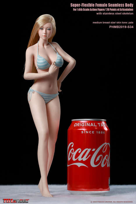Teenage Girl TBLeague Action Figure 1/6th Scale 27cmSuper-Flexible Seamless Body- S35 (w/head)