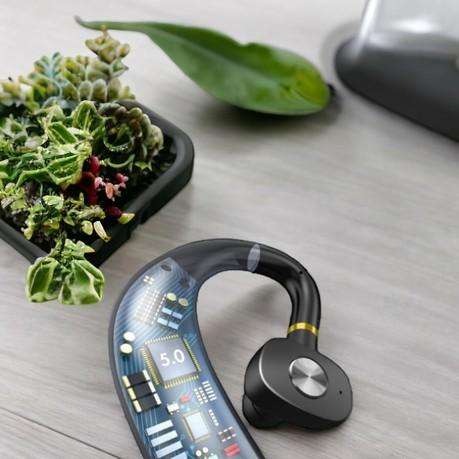 YESPLUS - YS-619 - Universal 180 Degree Rotating Bluetooth Earpiece - Black