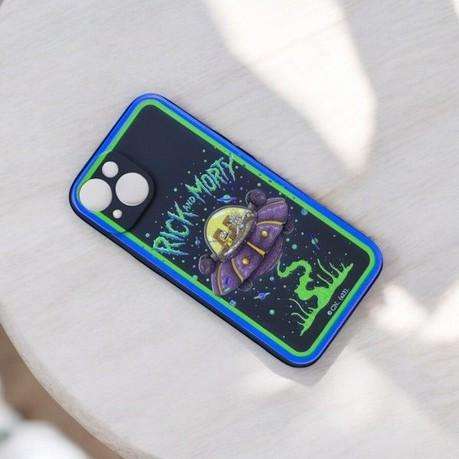 Rick And Morty UFO Inspired Phone Case For iPhone 15 - Black