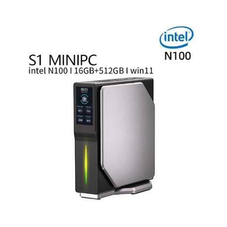 FIREBAT - S1 - Mini PC Intel N1000 Series - 16GB RAM, 512GB HDD - Silver