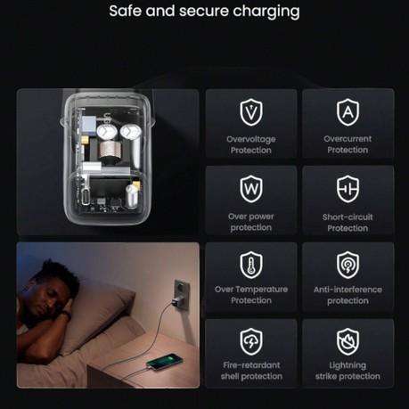 UGREEN - CD319 - Fast Charging Nexode Mini 30W Type-C Port Adapter - Black