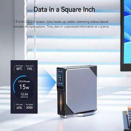 FIREBAT - S1 - Mini PC Intel N1000 Series - 16GB RAM, 512GB HDD - Silver