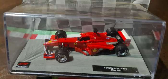 Model of the Ferrari F399 Formula 1 car, specifically the #3 driven by Mika Salo in 1999.