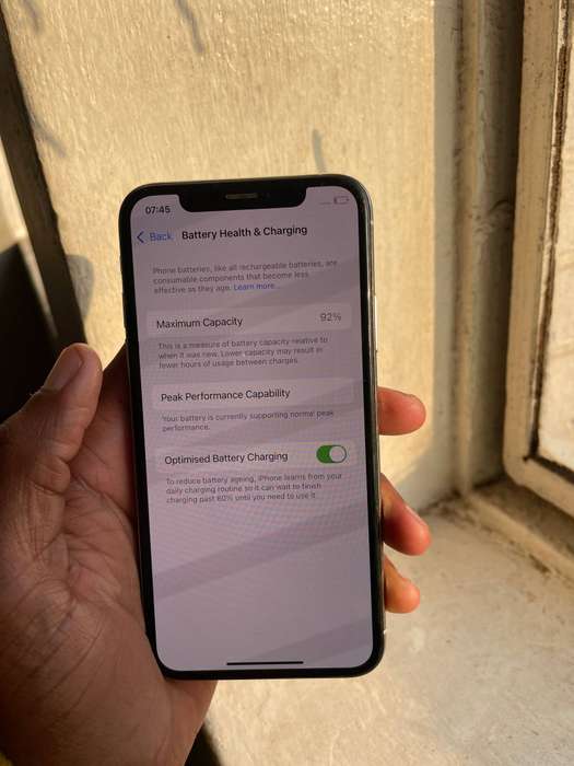 Apple iPhone XS,256gb, 92%, silver