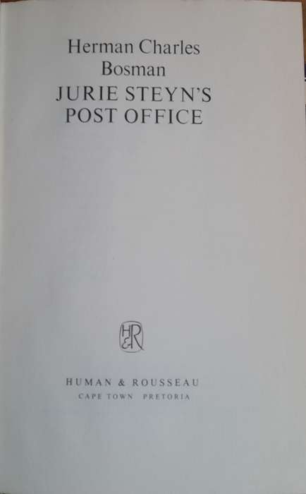 Herman Charles Bosman - set of 8 books