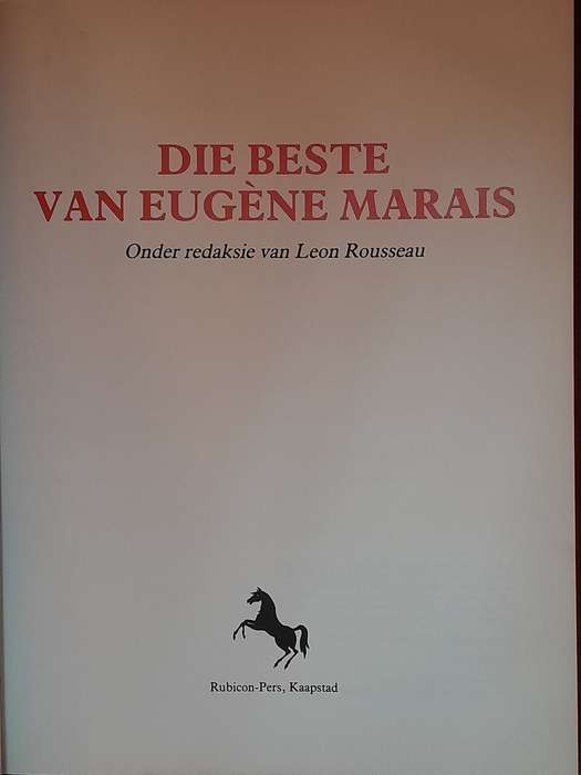 Eugene Marais - stel van 4 boeke