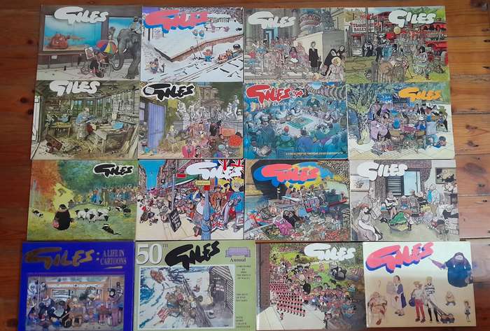 Giles - set of 16 book