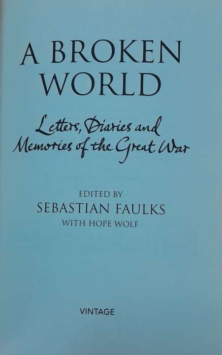 Sebastian Faulks - set of 6 books