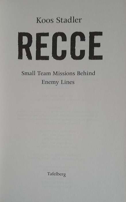 Recce - by Koos Stadler