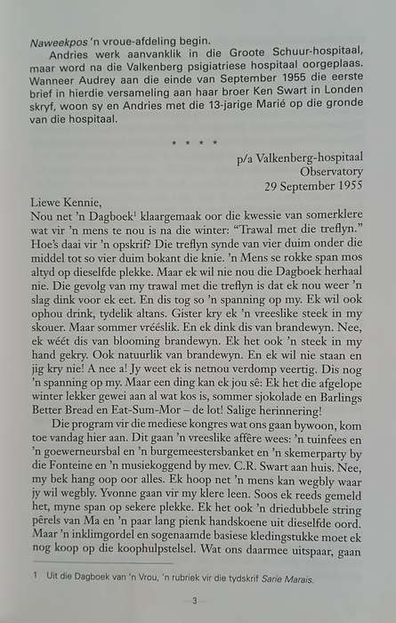 'n Blywende Vreugde - Briewe van Audrey Blignault