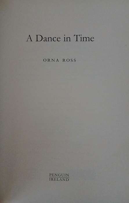 A Dance in Time - by Orna Ross