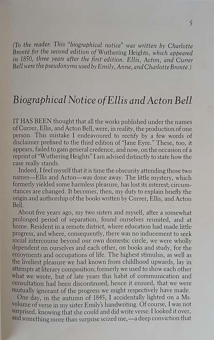 Wuthering Heights - by Emily Brontë