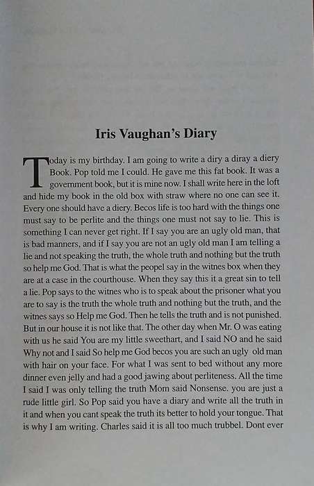 The Diary of Iris Vaughan