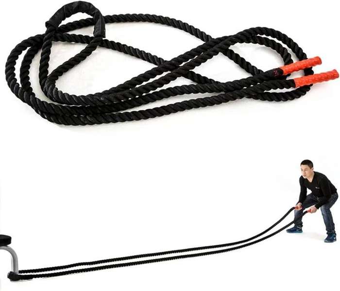 Durable 100% Polyester Battle Rope - Wear-Resistant Fitness Training Rope