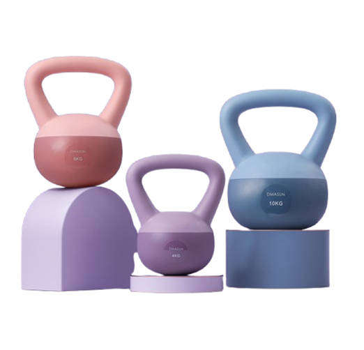 10kg Fitness Kettlebell  Blue Coated Weight for Home Workouts
