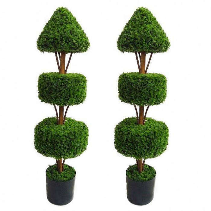 Topiary Unique Shapes Synthetic Grass Ball Boxwood Branch Artificial