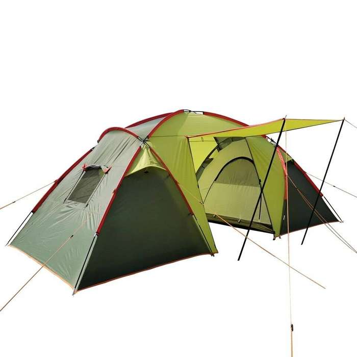 4-Person Family Camping Tent  Easy Setup, Weatherproof, Ideal for Weekends & Outdoor Adventures