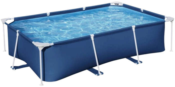 Rectangular Frame Swimming Pool  Durable, Easy to Assemble, Perfect for Summer Fun