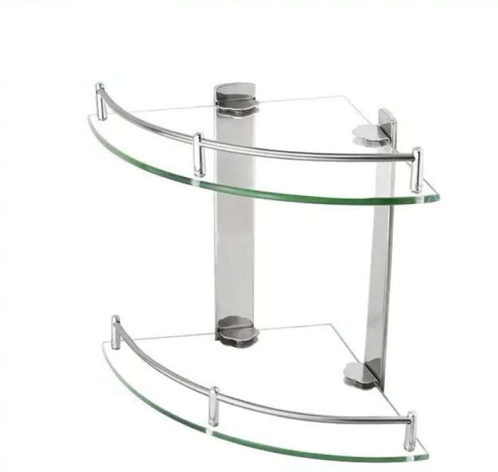 LumaBella FS-3425 Glass, Aluminium Rack Shelf For Bathroom