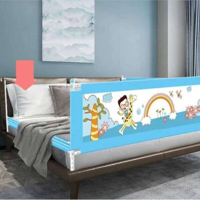 Adjustable Baby Bed Safety Rail  150cm Anti-Fall Guard for Toddler Beds