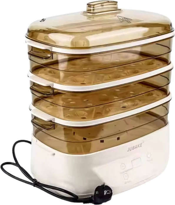 Jubake Electric Food Steamer - Multi-Tier Steamer for Healthy Cooking