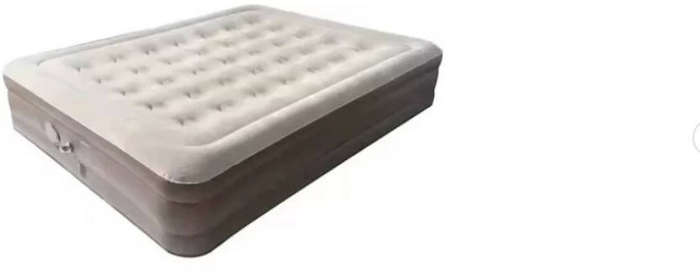 Queen Size Inflatable Air Mattress  Fully Automated, Built-in Pump, Elevated & Portable