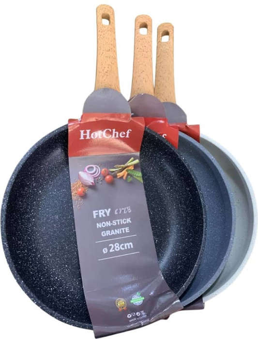 Hotchef 28cm Non-Stick Frying Pan - 2L Capacity with Stone Coating
