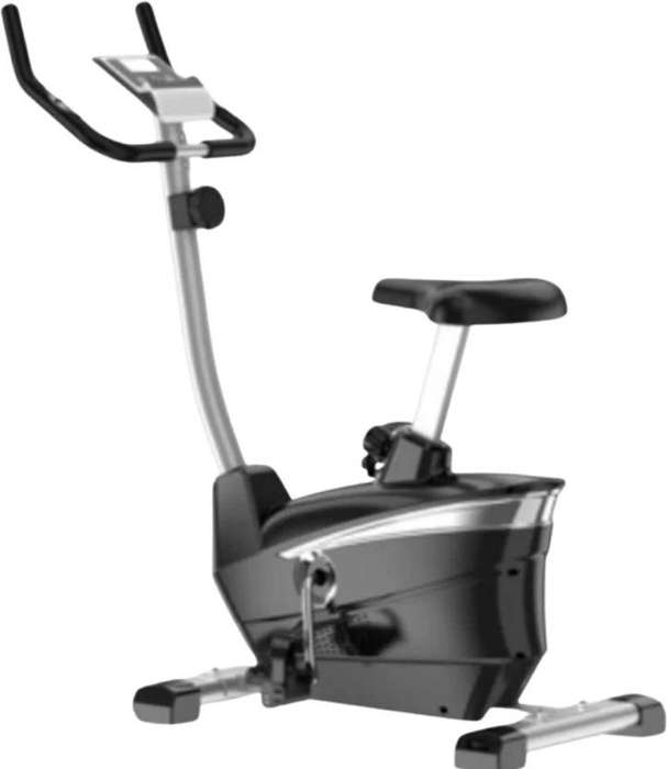 Upright Stationary Exercise Bike - Cardio Pedal Cycle with LCD Monitor