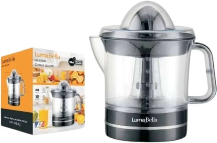 LumaBella Electric Citrus Juicer  700ml, 45W, Perfect for Fresh Orange and Lemon Juice