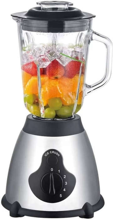 500W LumaBella 2-in-1 Multi-Purpose Food Processor and Blender  with Grinder and Jug