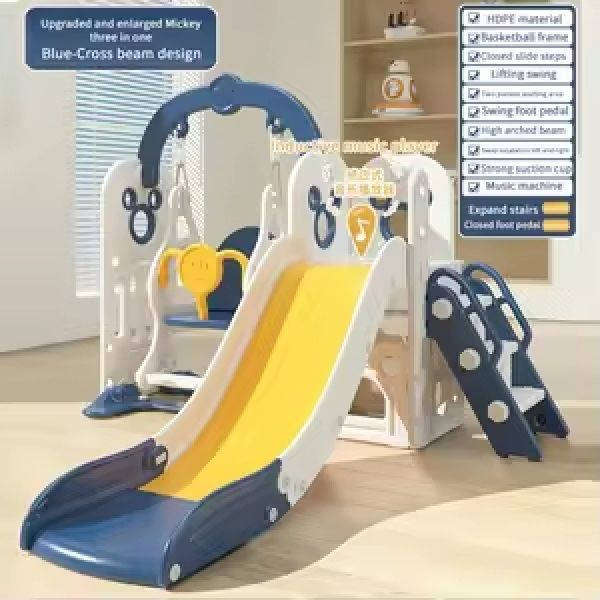 Toddler Slide & Swing Play Set  Indoor/Outdoor, Safe & Fun, Easy-to-Assemble