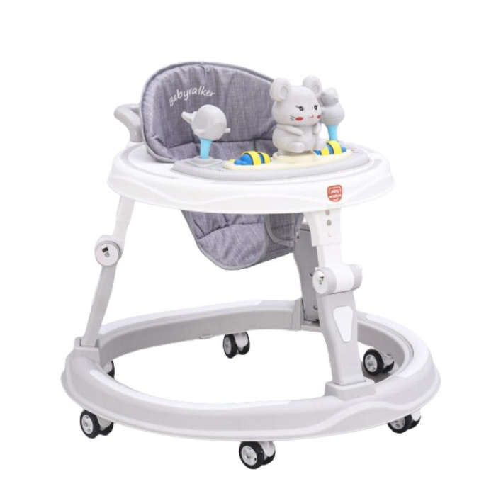 Foldable O-Shaped Baby Walker With Music