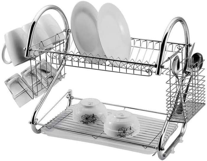 Kitchen Dish Drying Rack Organizer