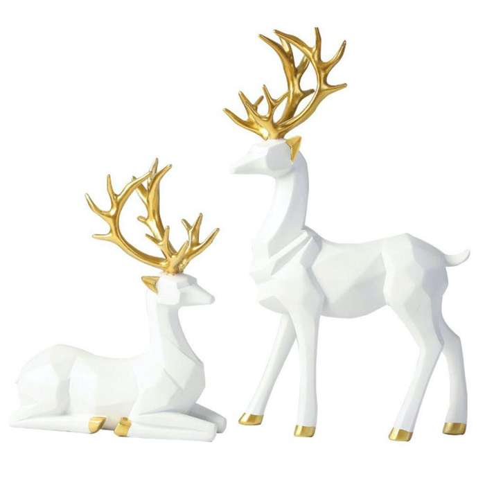 Home Decor Nordic Geometric Reindeer