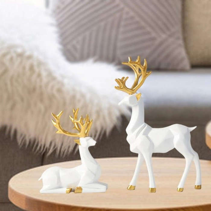 Home Decor Nordic Geometric Reindeer