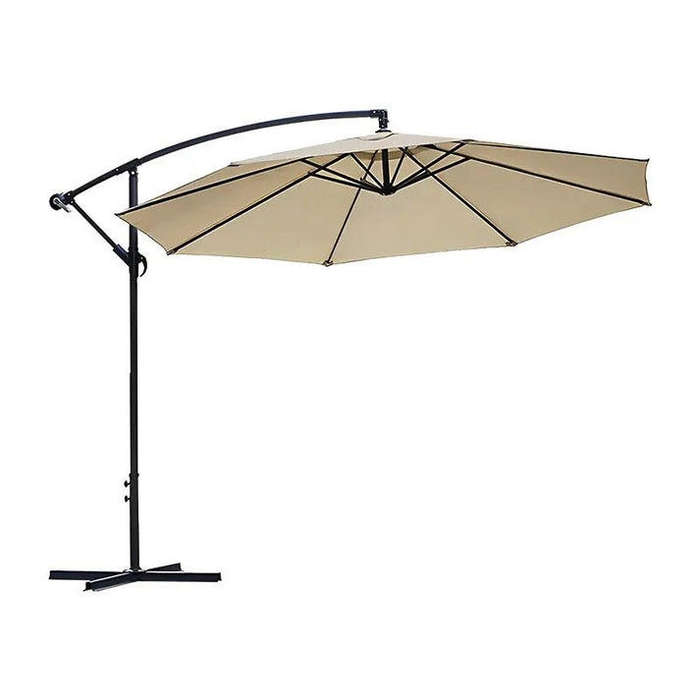 Cantilever Outdoor Umbrella - 118.1" Diameter, UV-Proof Polyester Canopy