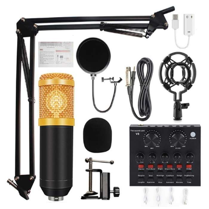 M800 Condenser Microphone Kit with V8 Sound Card