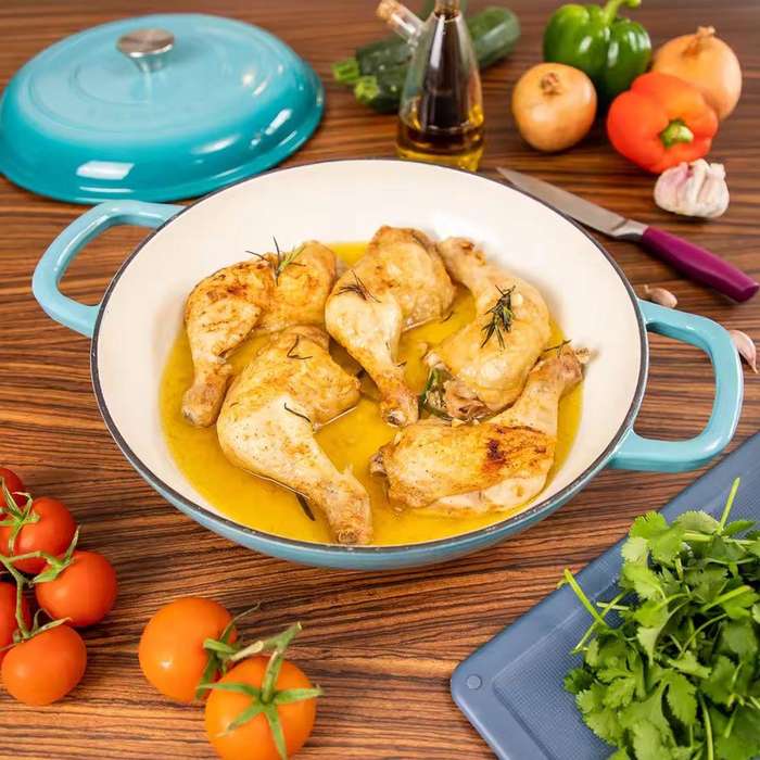 Enameled Nonstick Cast Iron Casserole Dish for Dutch Oven - 29cm