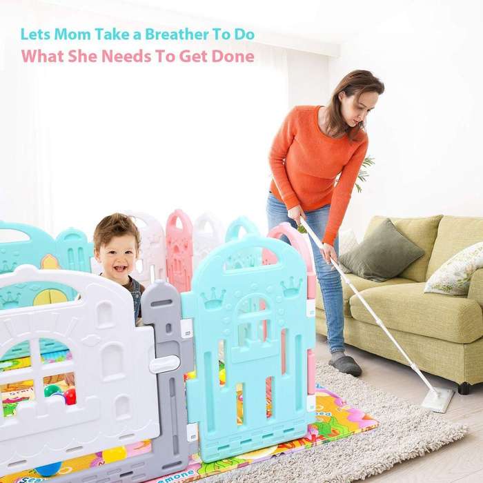 Baby Playpen Kids Home Activity Center Play Yard Fence