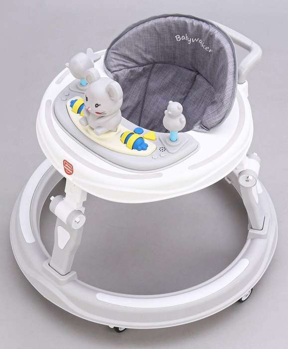 Multi Function Adjustable Height Audible Baby Walker with Lights