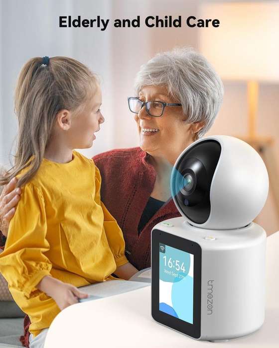 Video Camera Indoor Two Way Wireless Security Camera Monitor 1080P