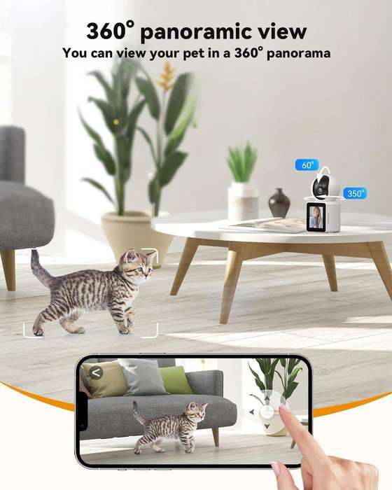 Video Camera Indoor Two Way Wireless Security Camera Monitor 1080P