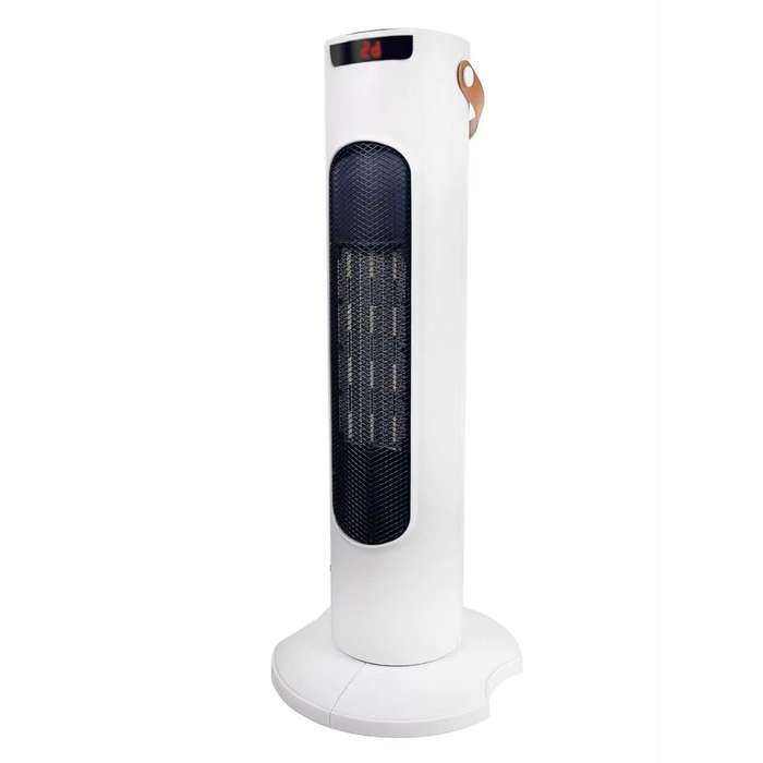 2000W - Tower Fan Heater with Digital Display and Remote Control