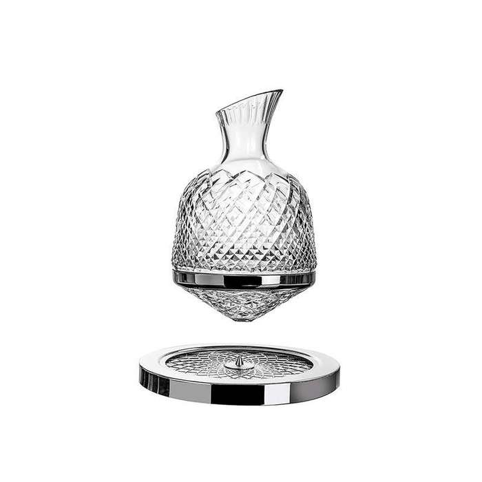 Degrees Rotating Crystal Wine Decanters