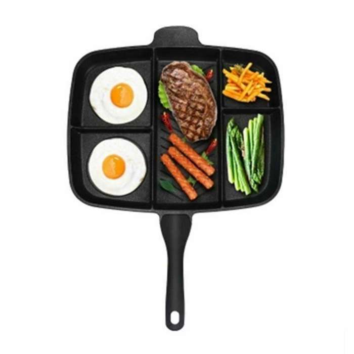 5 in 1 square Non Stick Frying Pan
