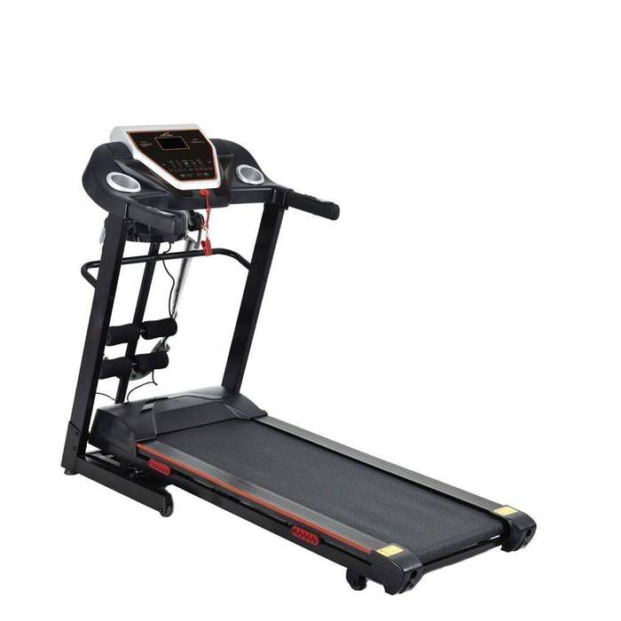 Electric Treadmill for Home Use - Compact Cardio Running Machine with Console