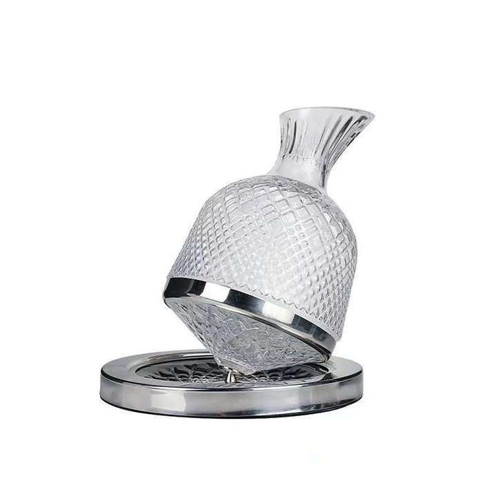 1500ML Crystal Glass 360 Rotation Decanter Wine Carafe Aerator
